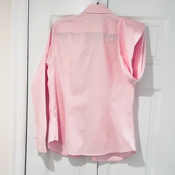 Banana Republic Light Pink Button Down Tailored Oxford Shirt-Size Small-Like New - Picture 2 of 7